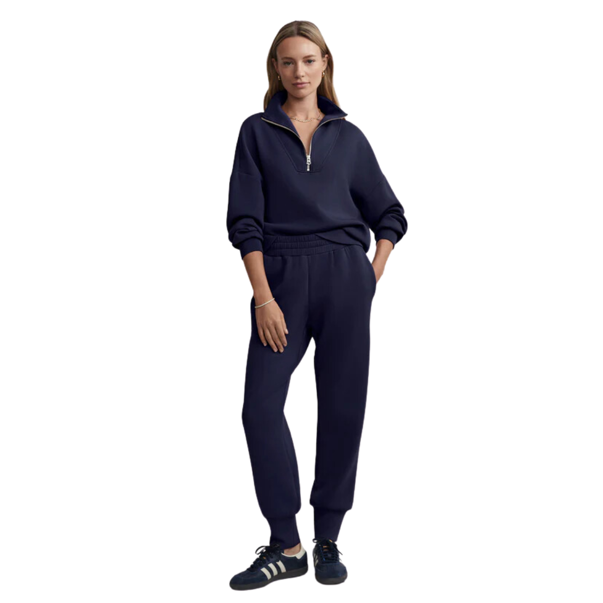 Slim Cuff Pant Navy