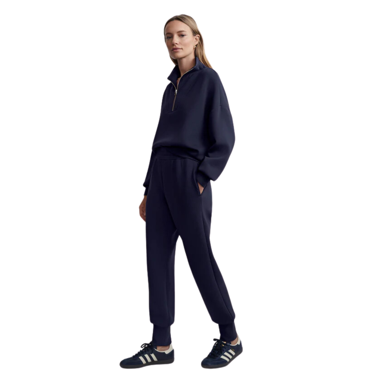 Slim Cuff Pant Navy