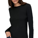 The Slub Long Sleeve Black