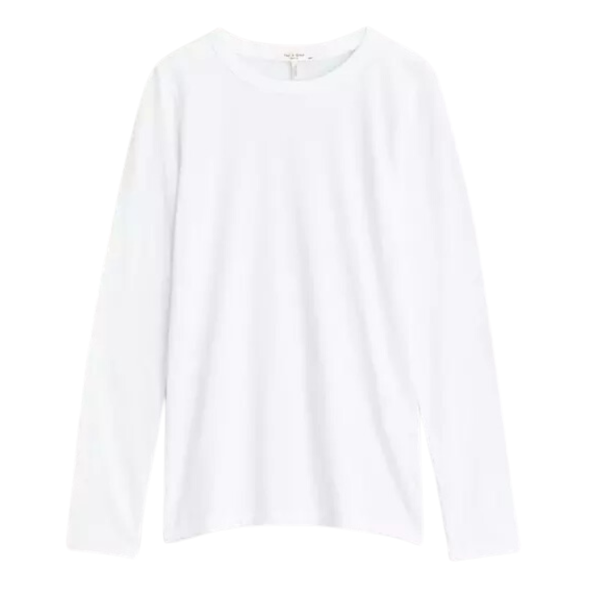 The Slub Long Sleeve White