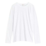 The Slub Long Sleeve White