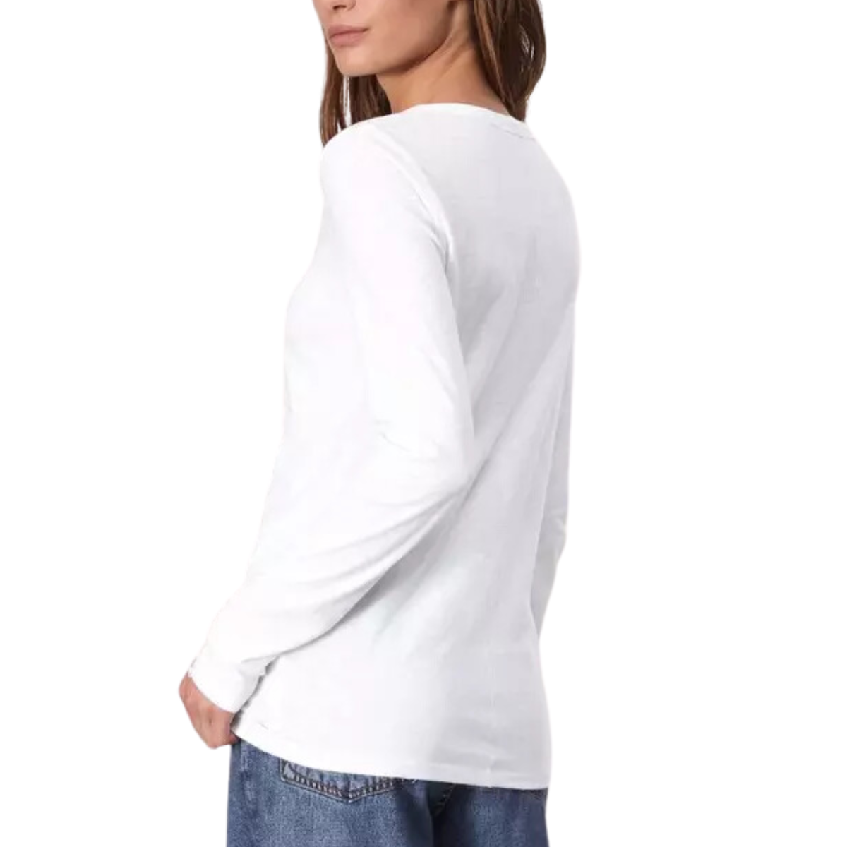 The Slub Long Sleeve White