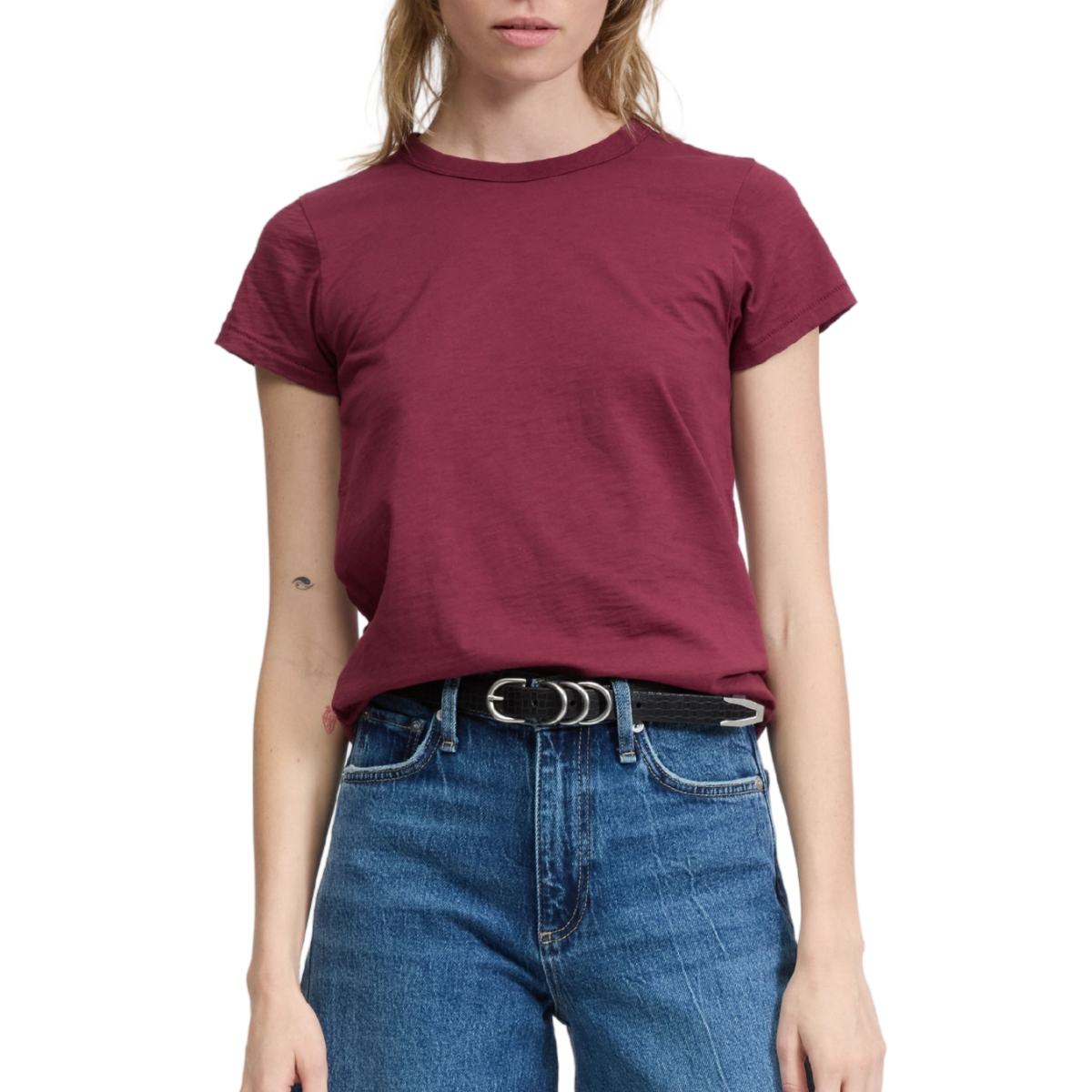 The Slub Tee Burgundy