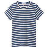 The Slub Striped Tee Blue & White