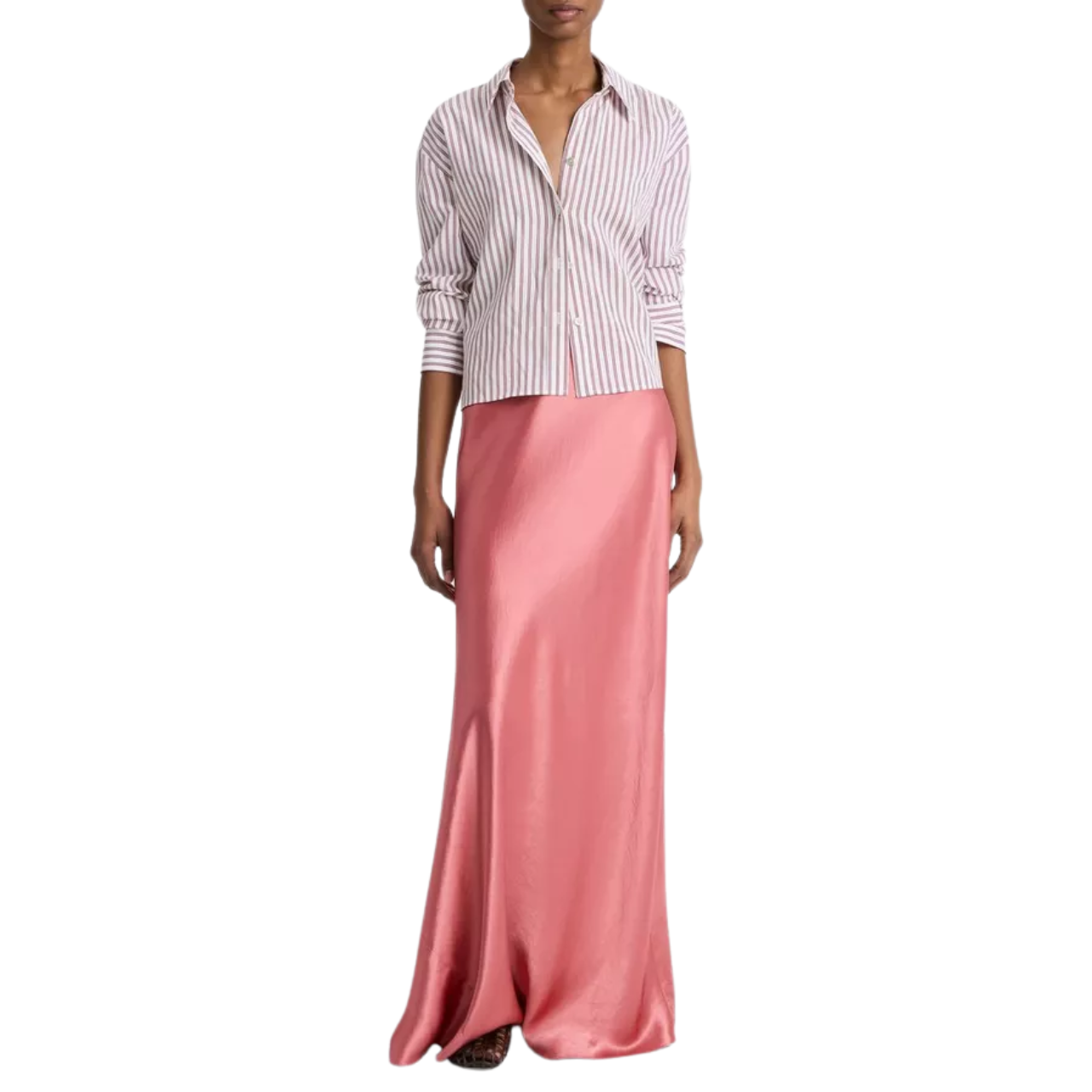 Till Stripe Shirt Peony Wood