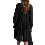 Tundra Frill Dress Black