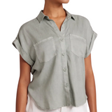 Two Pocket Short Sleeve Shirt Green