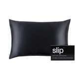 Queen Silk Pillowcase Black