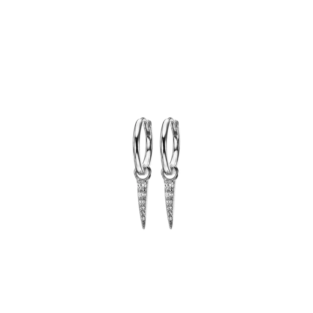 Pave Huggie Slim Spike S Mary K