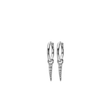 Pave Huggie Slim Spike S Mary K