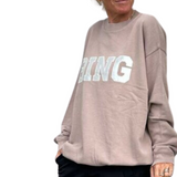 Tyler Sweatshirt Satin Washed Iron