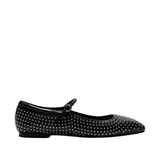 Uma Mini Stud Flats Black