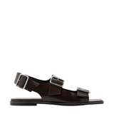 Tekla Moka Leather Sandals