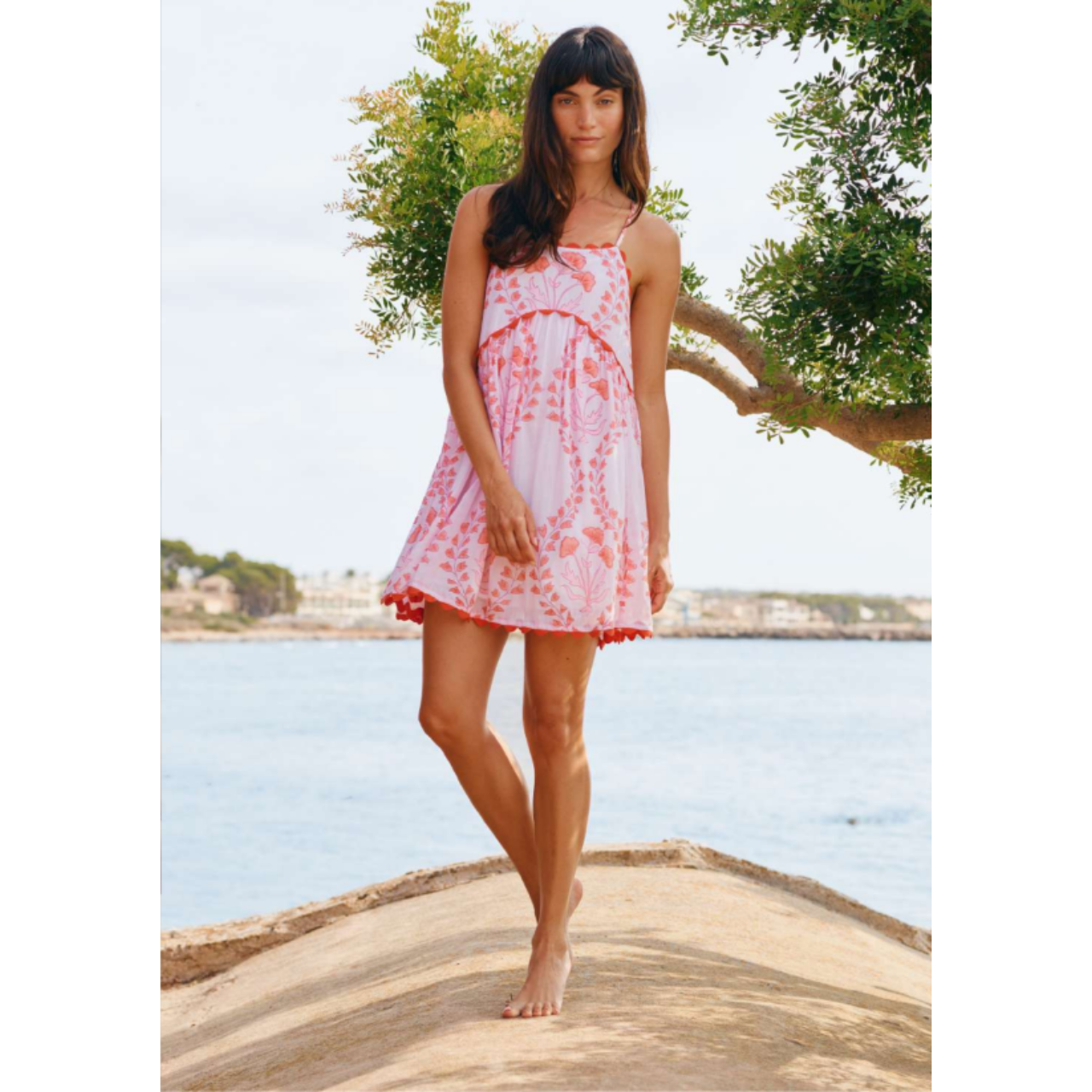 Racer Back Dress Gingko