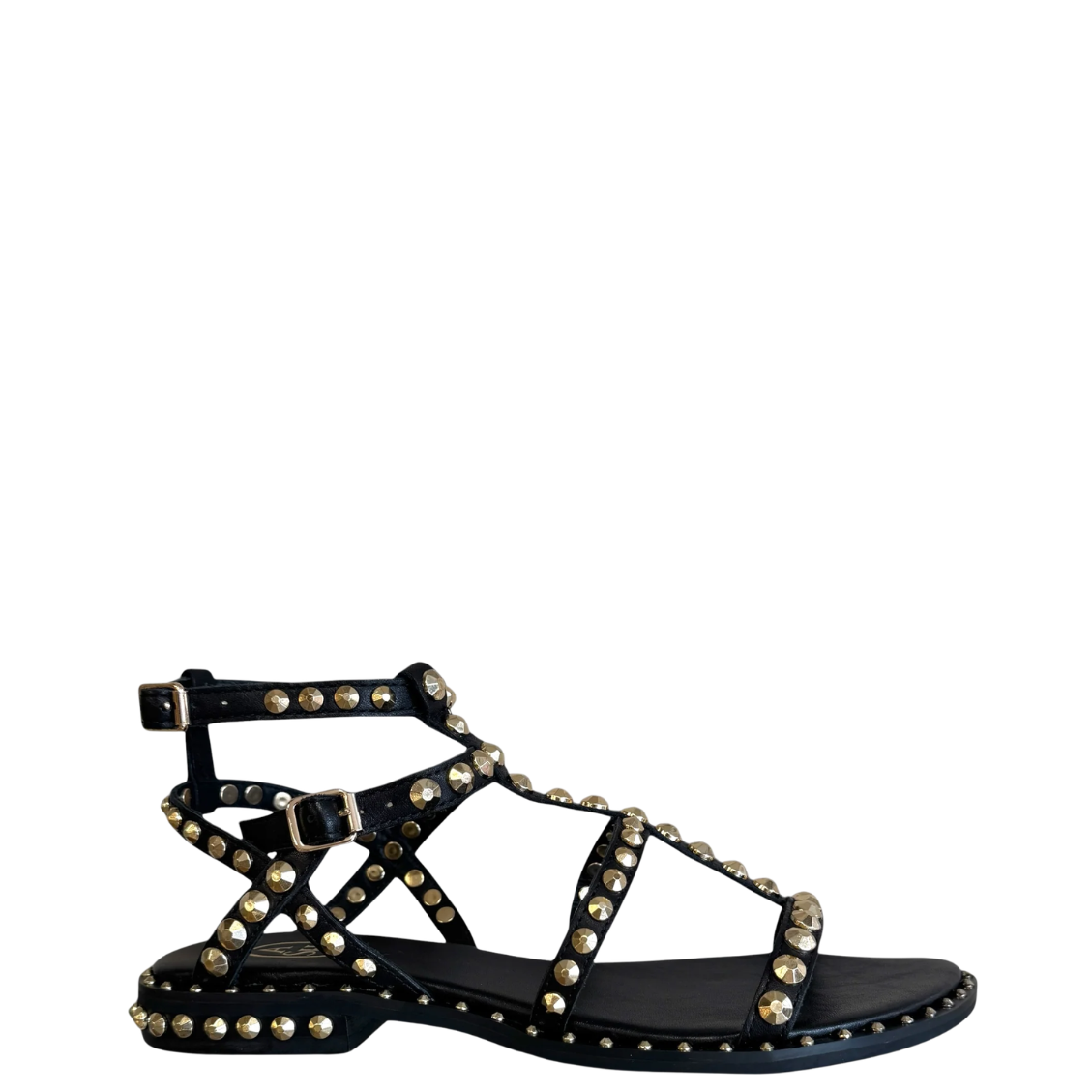 Precious Sandal Black Gold