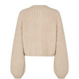 Ulrikke Knit Cardigan Beige