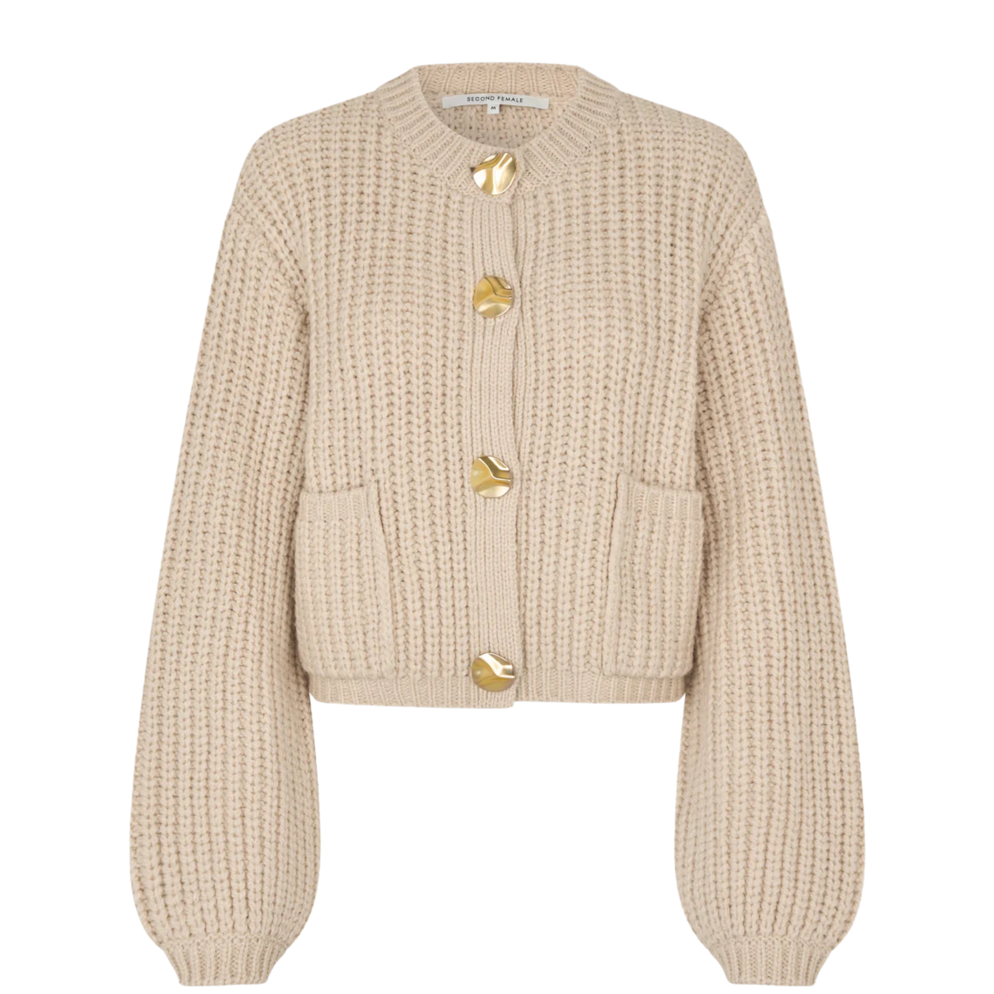 Ulrikke Knit Cardigan Beige