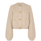 Ulrikke Knit Cardigan Beige