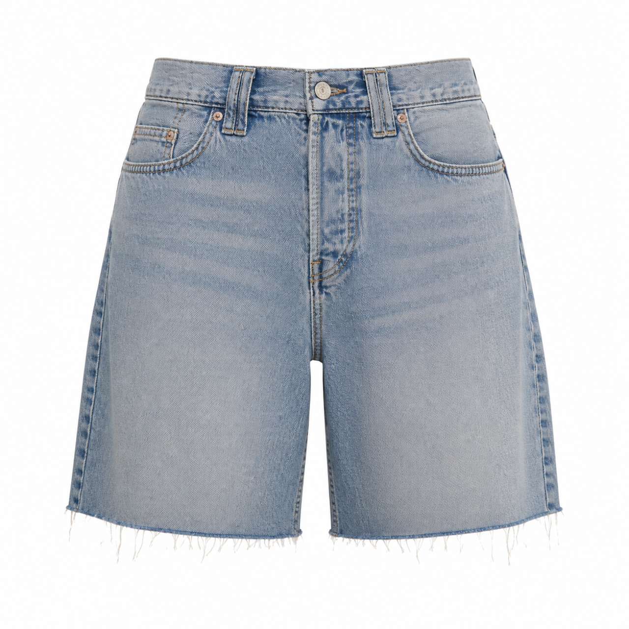 Montana Shorts Raw Hem Cowgirl Blues