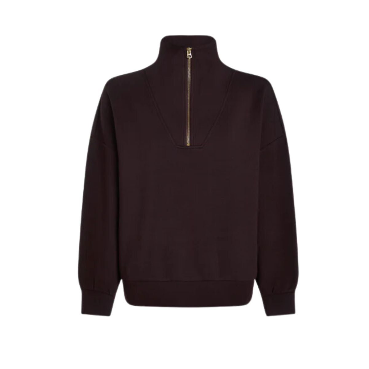 Hawley Half Zip Sweat CoffeeBean
