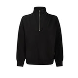 Hawley Half Zip Sweat- Black