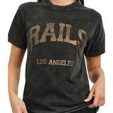 Boyfriend Tee Rails Washed Black