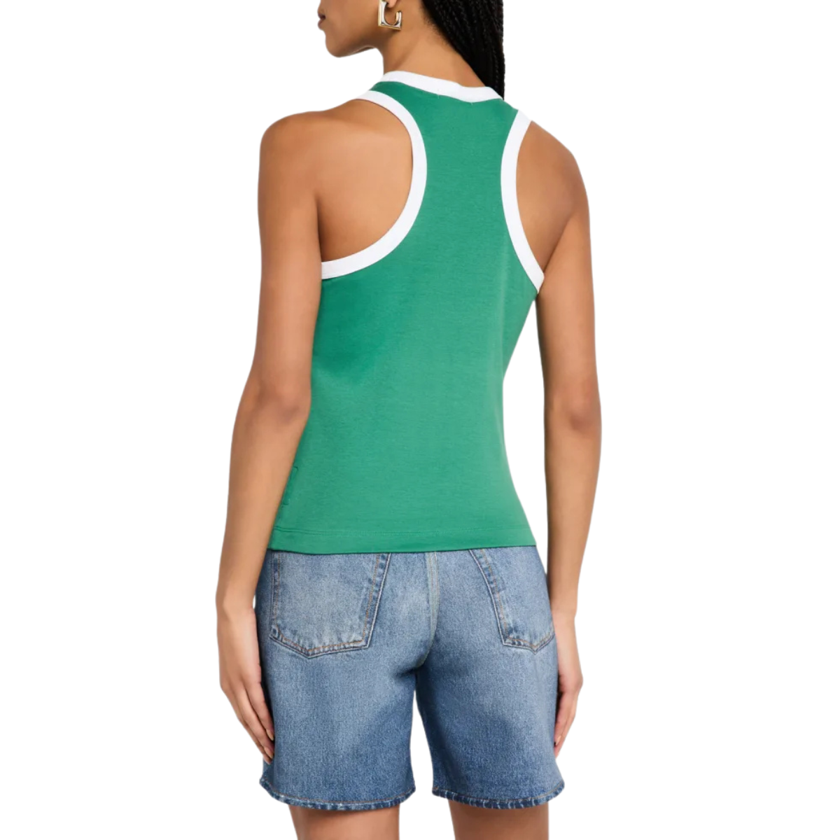 Mia Ringer Tank Green