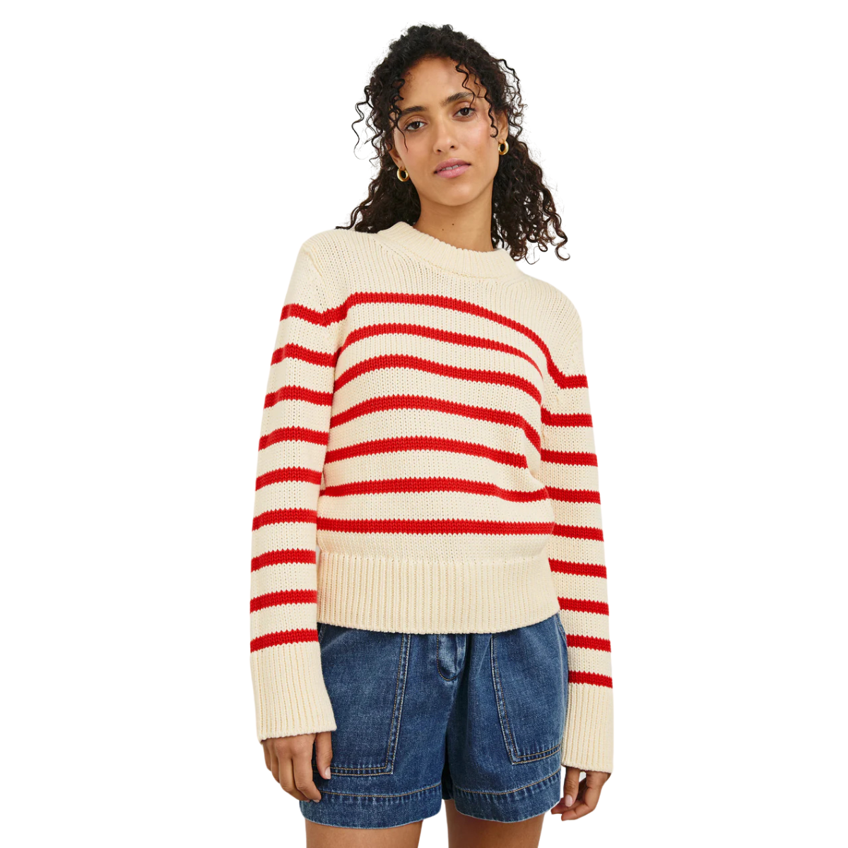 Alise Jumper Cherry Stripe