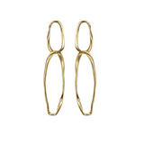 Double Oval Drop Earring
