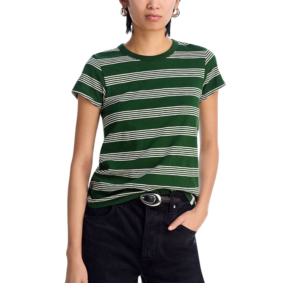 Slub Stripe Multi Tee