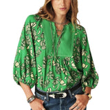 Aura Top Green