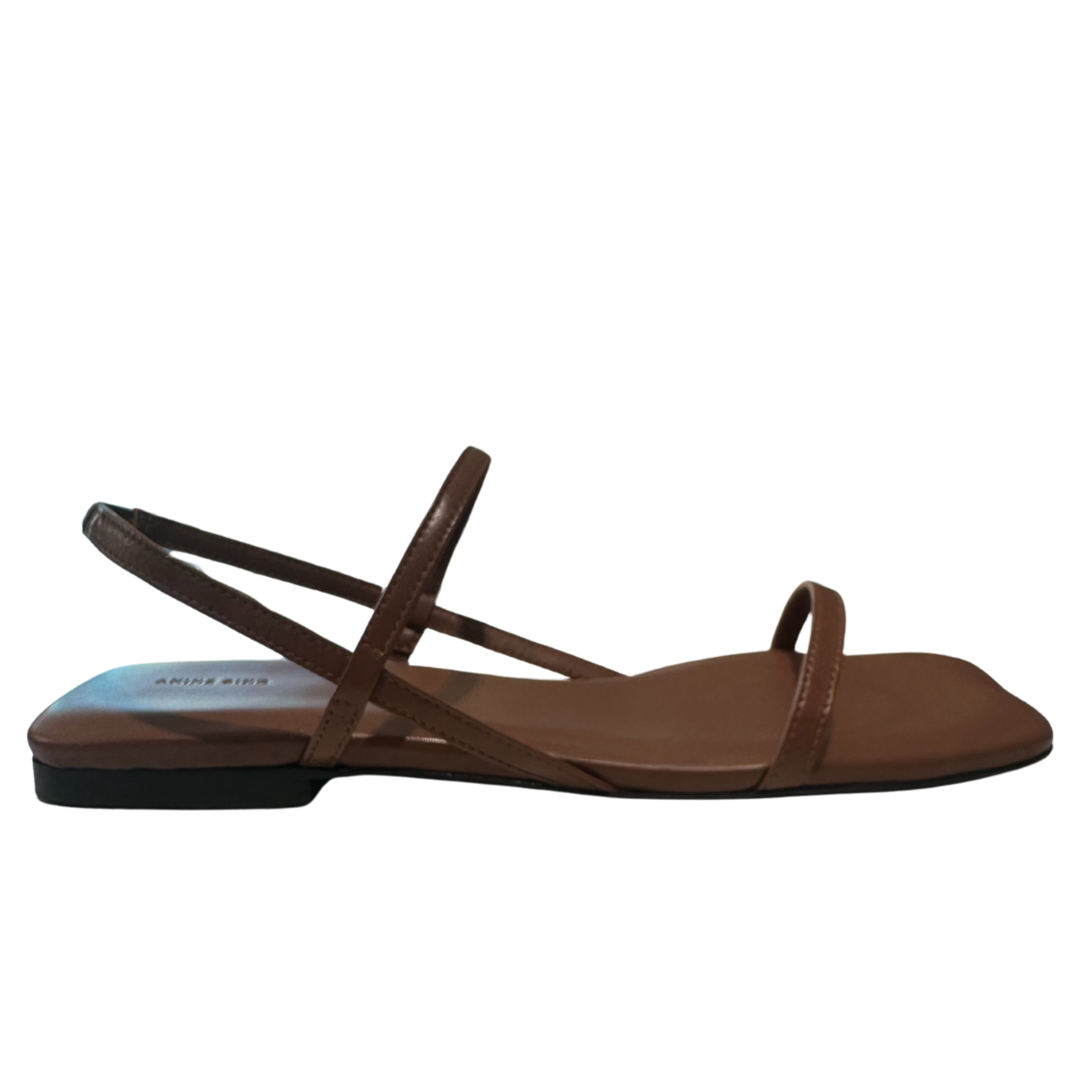 Hilda Flat Sandals Cognac