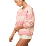 The Reva Pullover Gelato Stripe