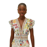 Greek Garden Blouse Off-White