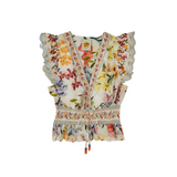 Greek Garden Blouse Off-White