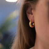 Rounded Hoop Gold