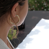 Voyager Hoop Gold
