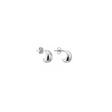 Mini Dome Hoop Silver