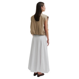 Viktoria Balloon Skirt White