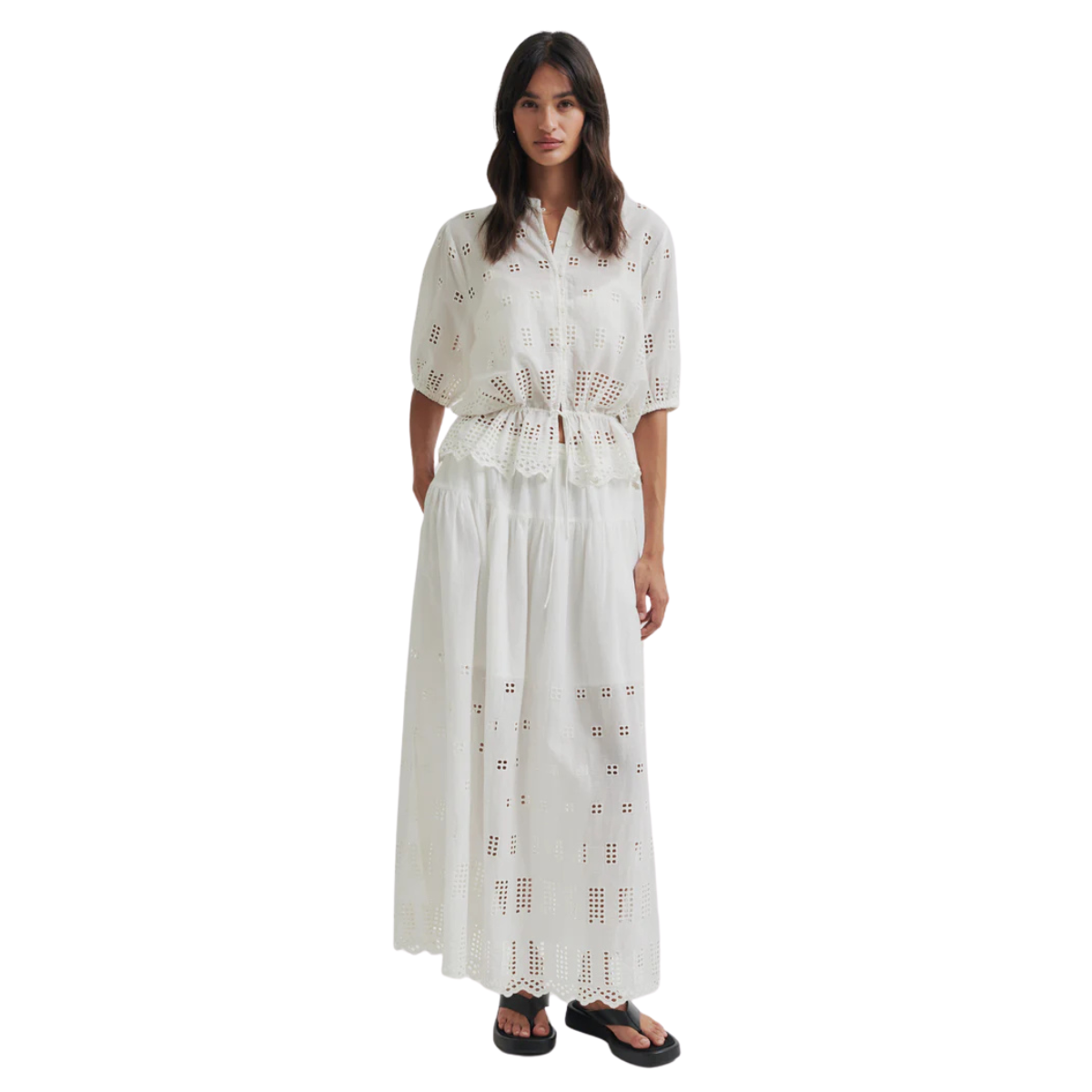 Elenore Shirt White Alyssum