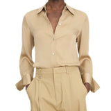 Slim Fit Classic Shirt Fawn