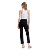 Harlow Mid-Rise Ankle Straight Black