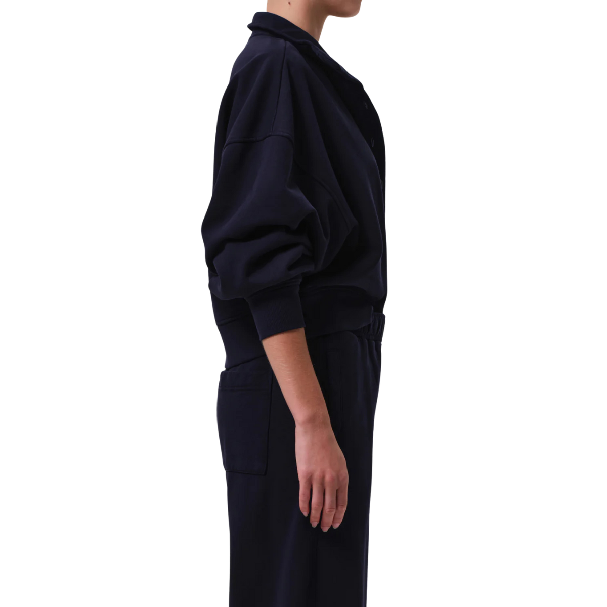 Mirelle Funnel Neck Sweatshirt Navy