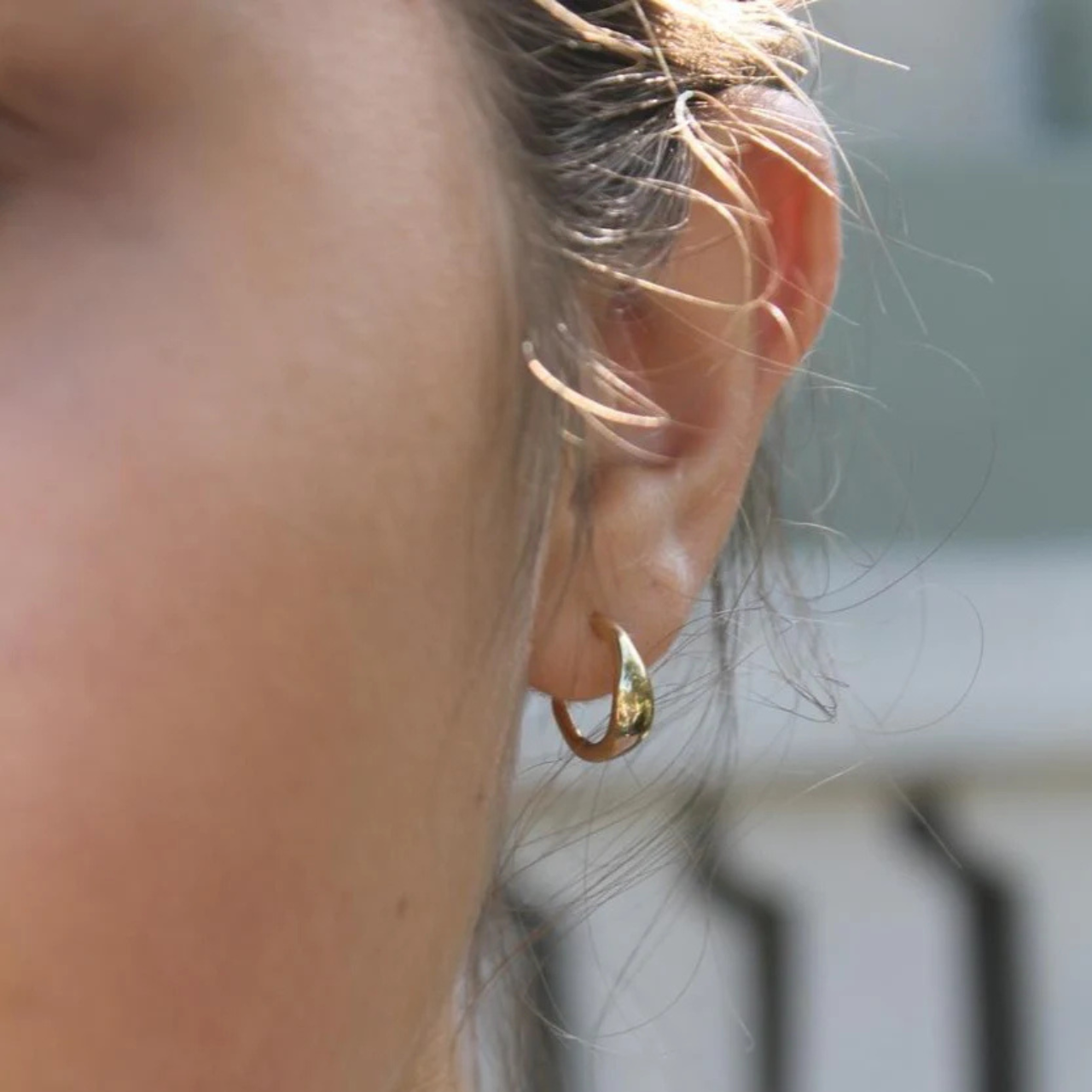 Organic Hoop Gold Mary K