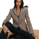 Oversized Knit Hoodie Dickey Grey