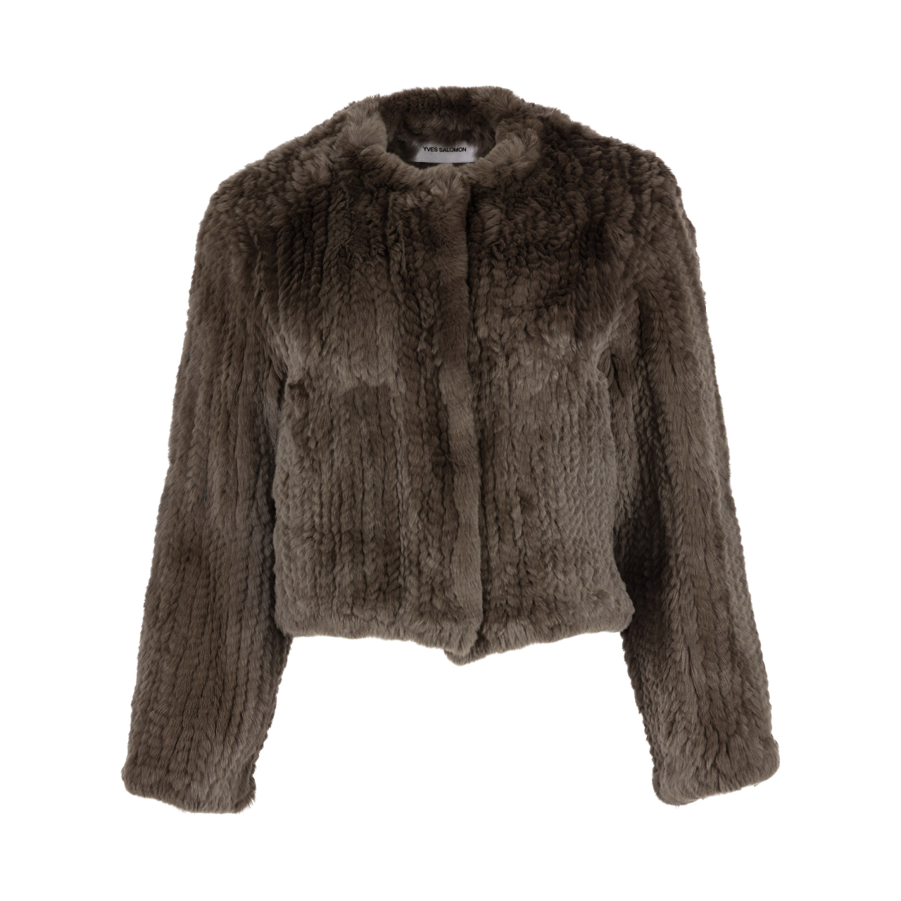 Knitted Rex Jacket Amazone