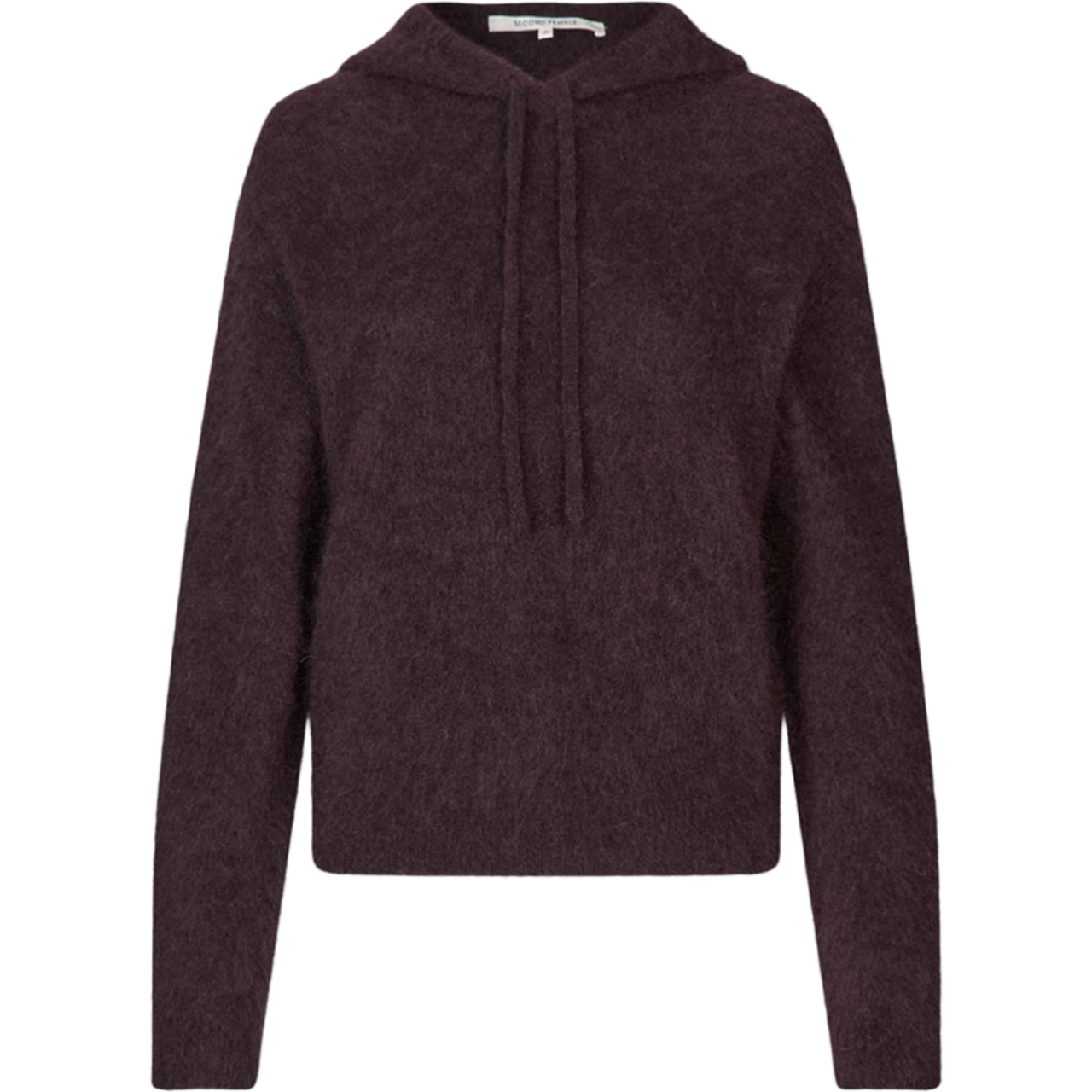 Anneleen Knit Hoodie Chocolate
