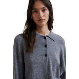 Vilena Knit LS Grey