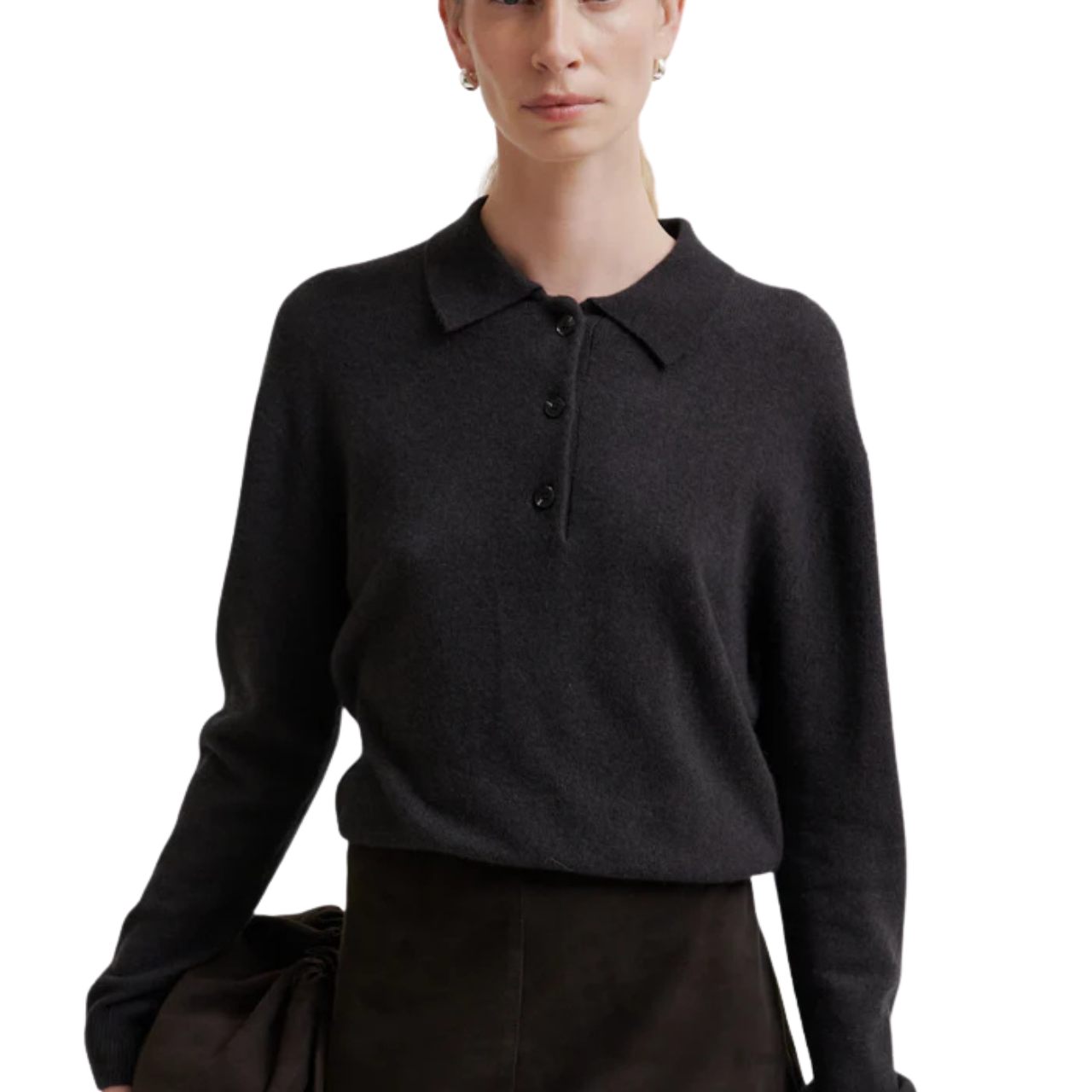 Vilena Knit LS Chocolate