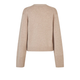 Alpha Fitted Cardigan Beige